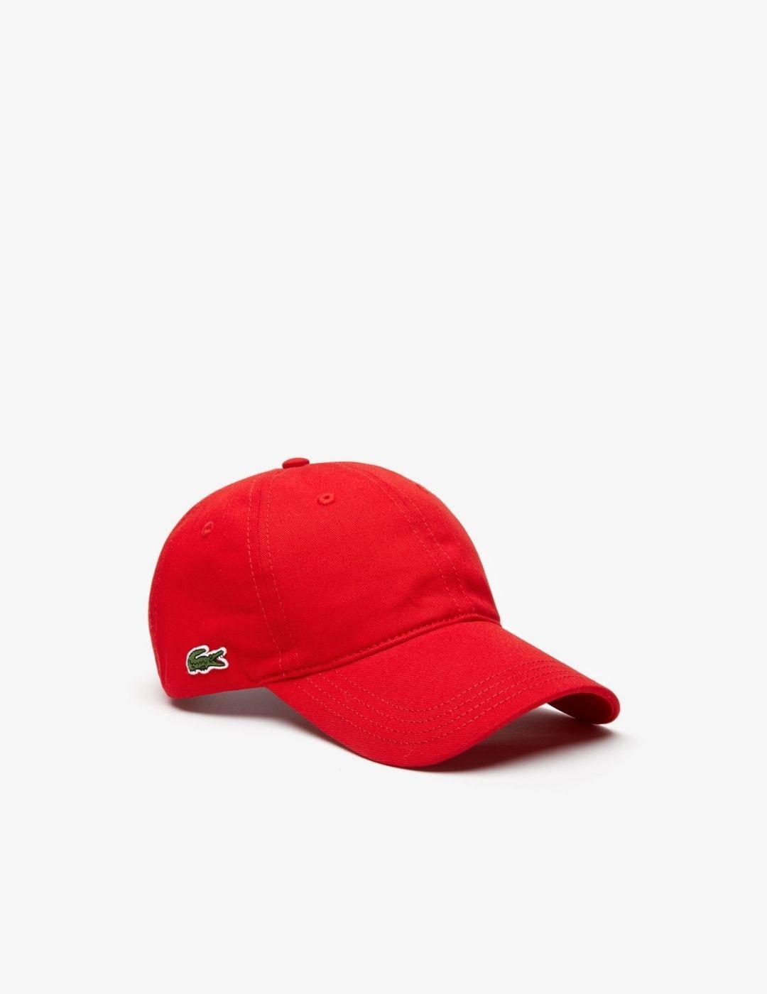 Gorra roja LACOSTE