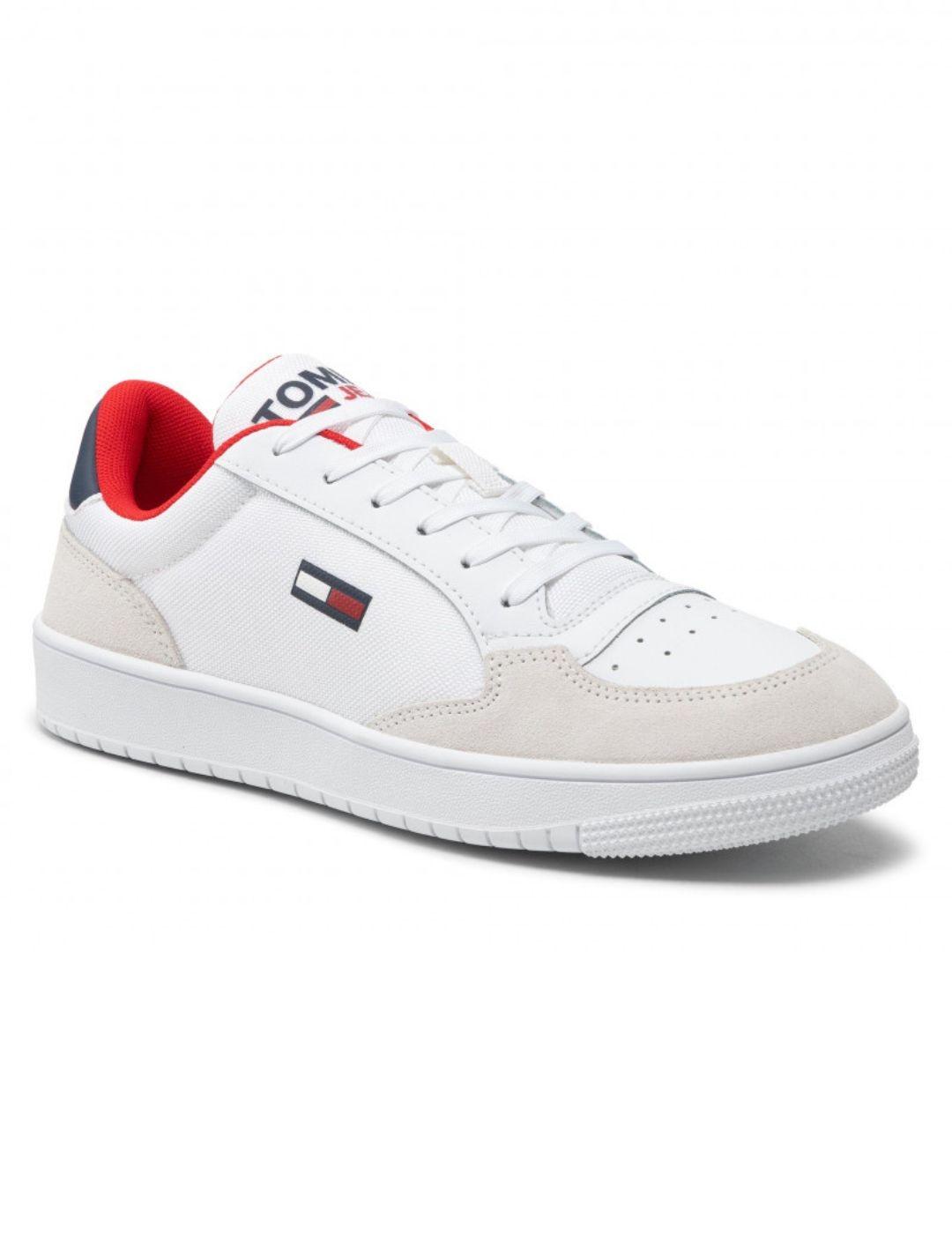 Zapatillas blancas con piel Cupsole de Tommy Jeans
