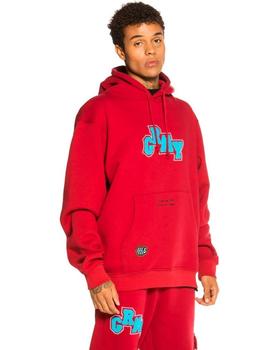 arithmetic Cooperation going to decide Sudadera Grimey 'Singgang Junction' Hoodie - Red